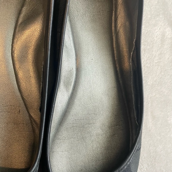 COACH black monogram flats - Picture 5 of 5